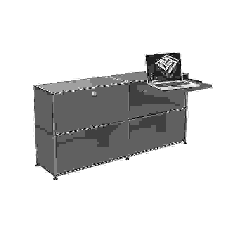 Zoom: Sideboard USM Homeoffice 08 Mittelgrau