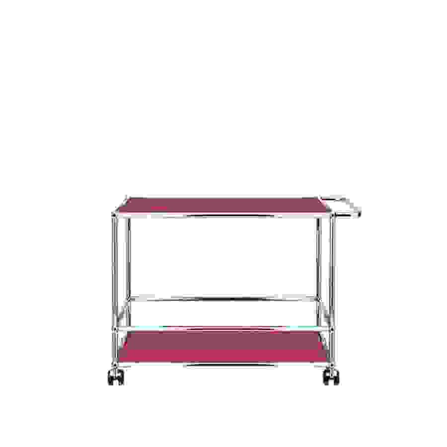 Servierwagen USM L Rubinrot