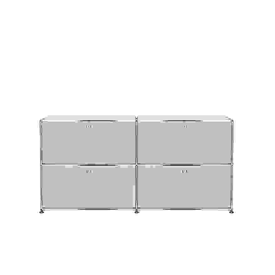 Sideboard USM E2 Mattsilber