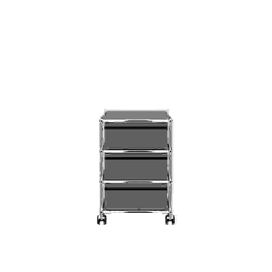 Rollcontainer USM Haller M26 Mittelgrau