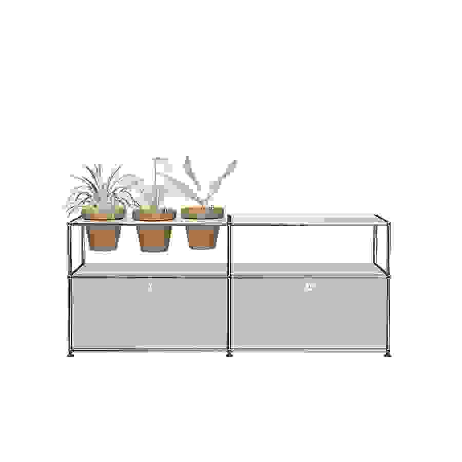 Sideboard USM Haller M46 Mattsilber