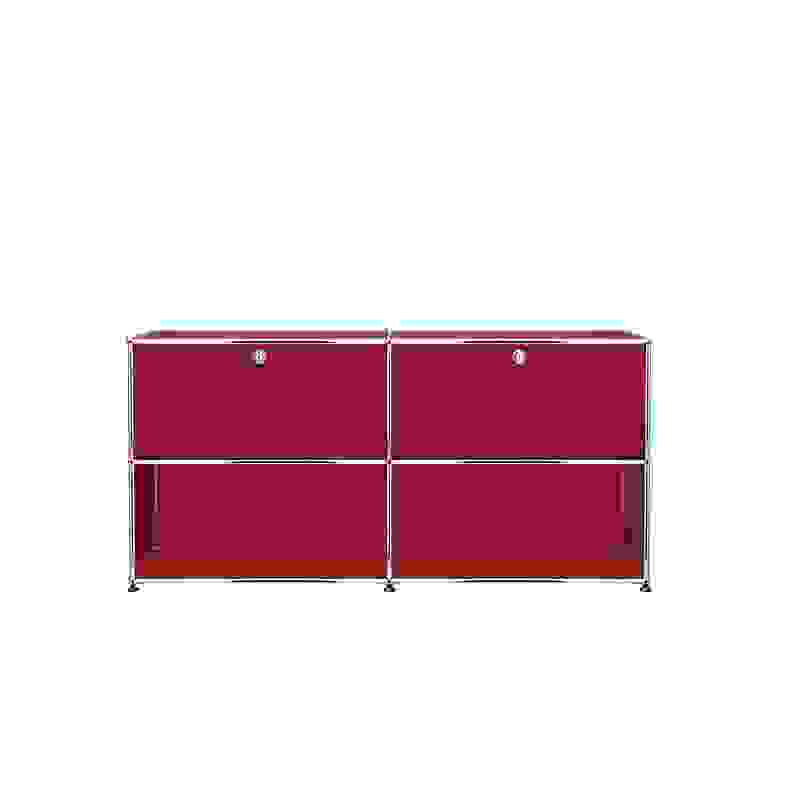 Zoom: Sideboard USM D2 Rubinrot