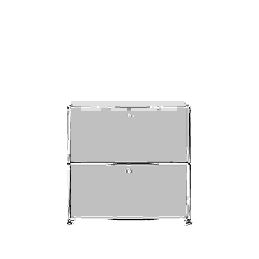 Kommode USM S2 Mattsilber