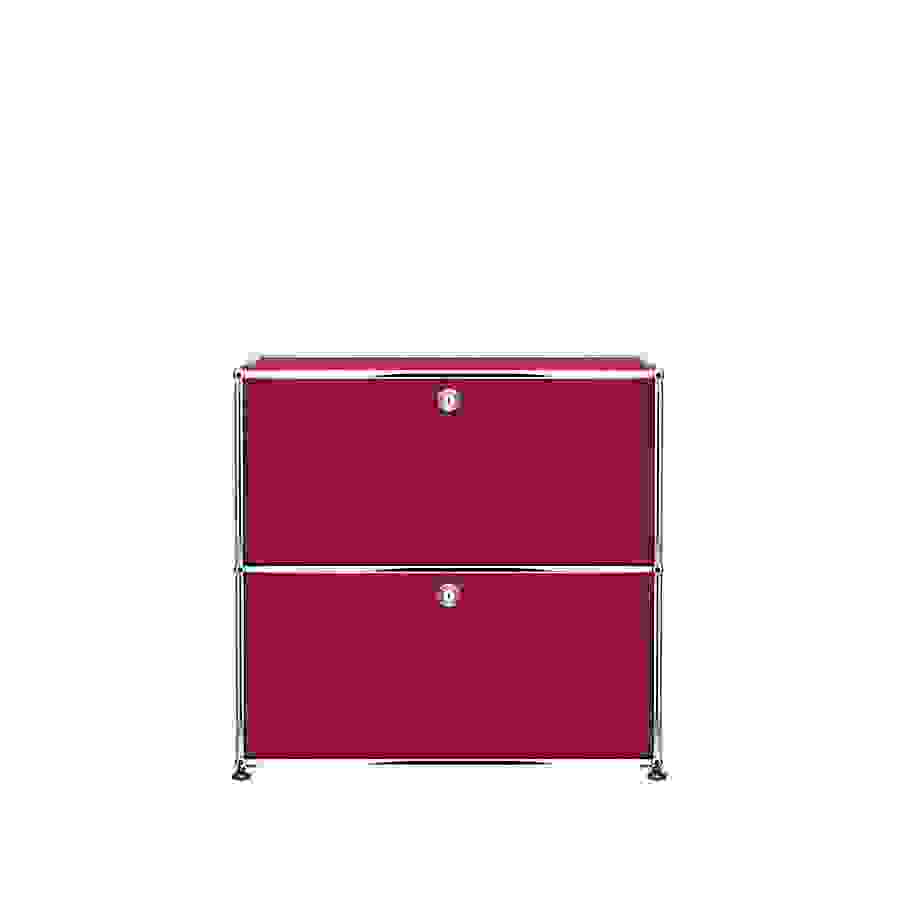 Kommode USM S2 Rubinrot