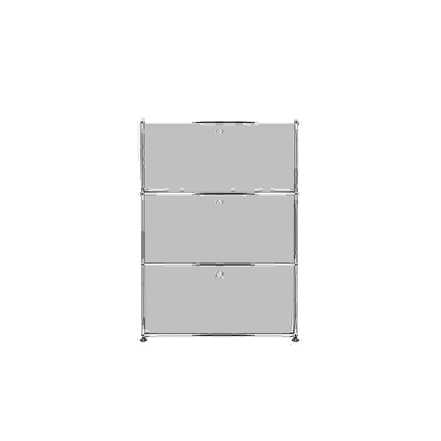 Kommode USM G1 Mattsilber