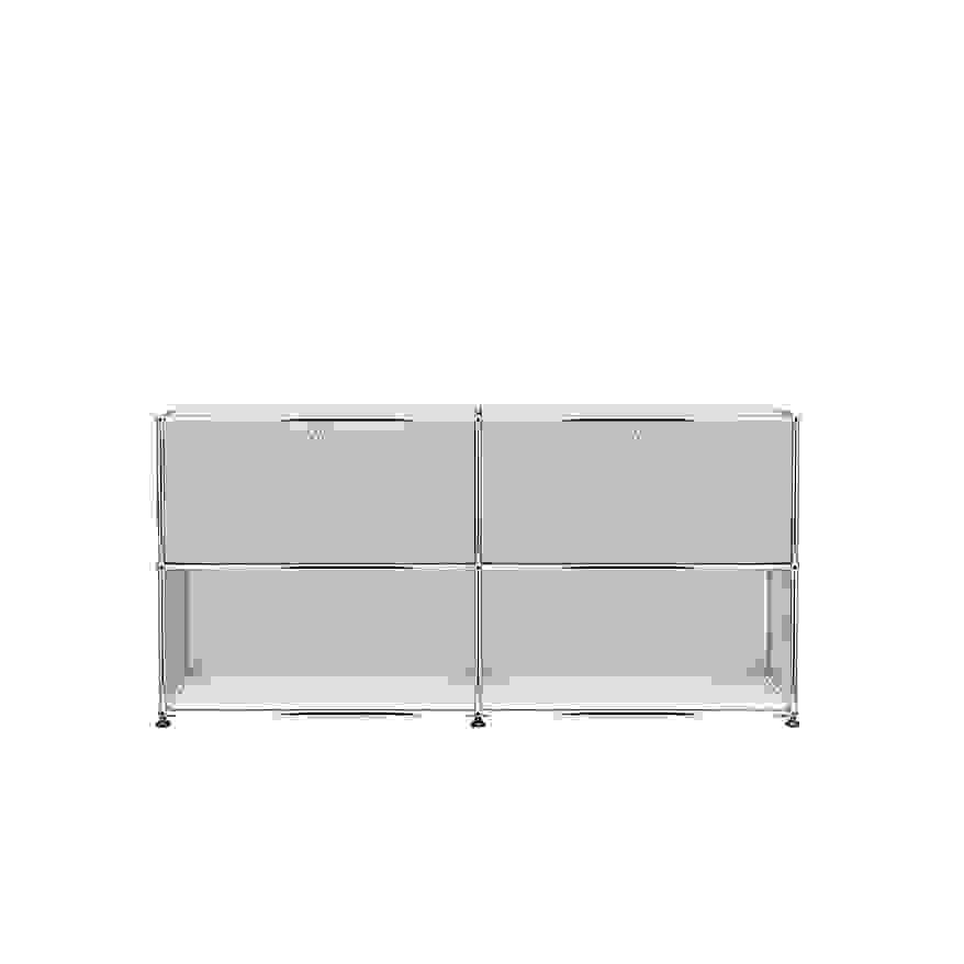 Sideboard USM D2 Mattsilber