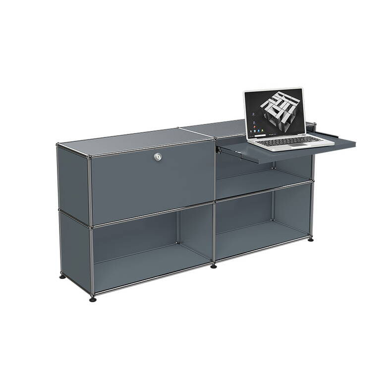 Zoom: Sideboard USM Homeoffice 08 Mittelgrau