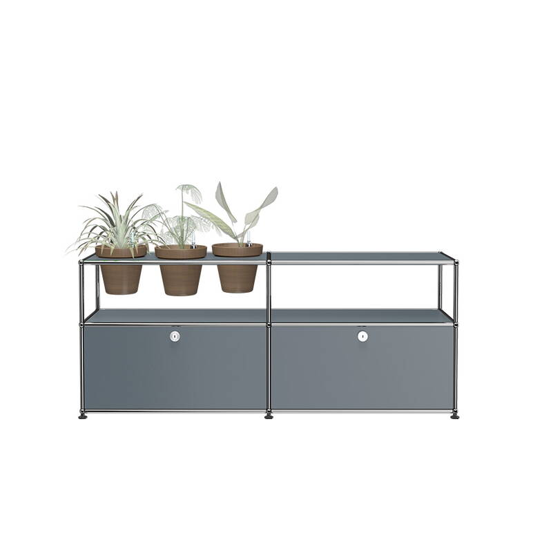 Zoom: Sideboard USM Haller M46 Mittelgrau