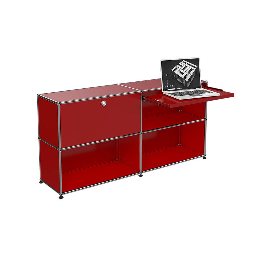 Sideboard USM Homeoffice 08 Rubinrot