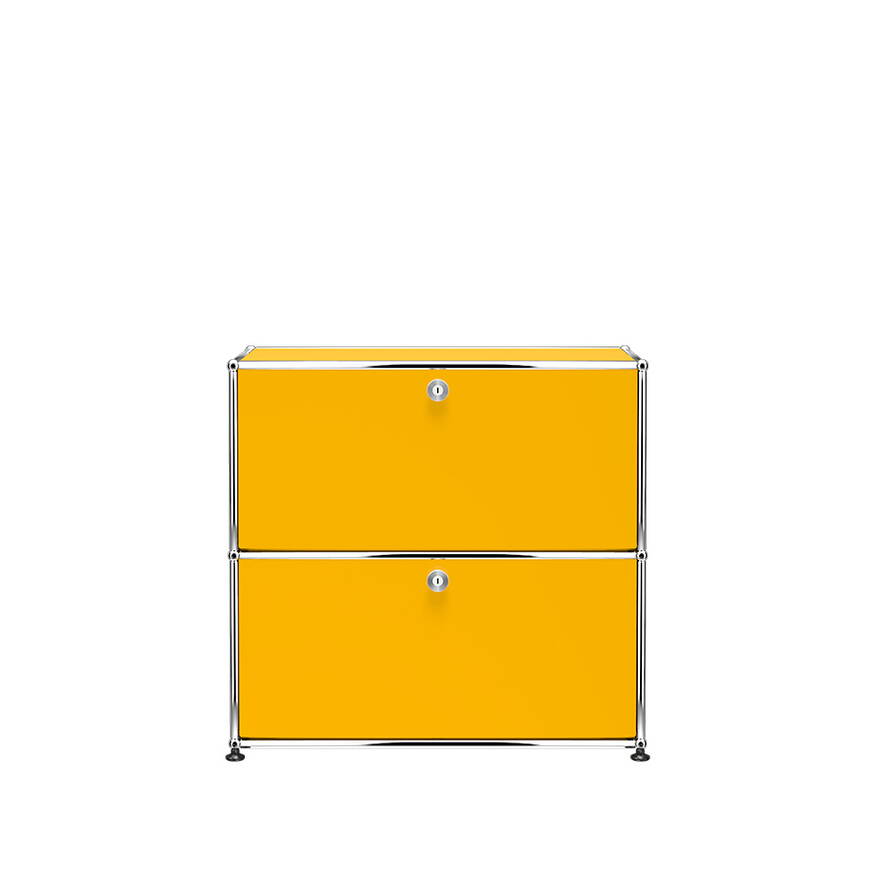 Kommode USM S2 Goldgelb