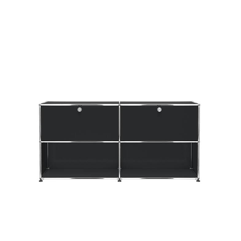 Zoom: Sideboard USM D2 Graphitschwarz