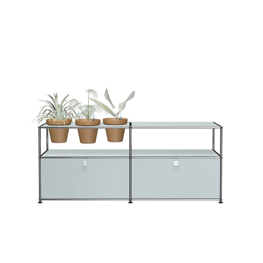 Sideboard USM Haller M46 Mattsilber