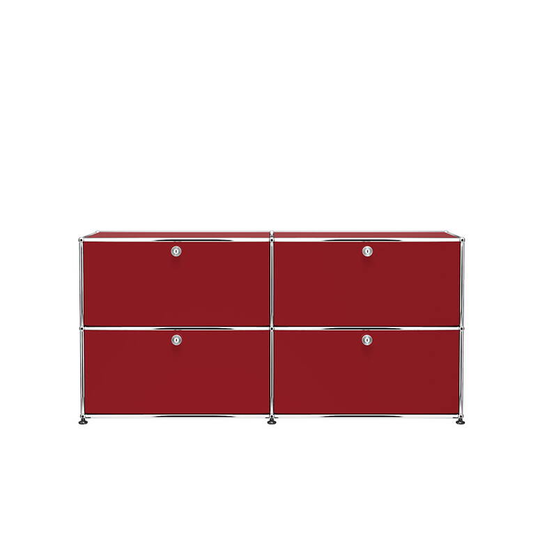 Zoom: Sideboard USM E2 Rubinrot