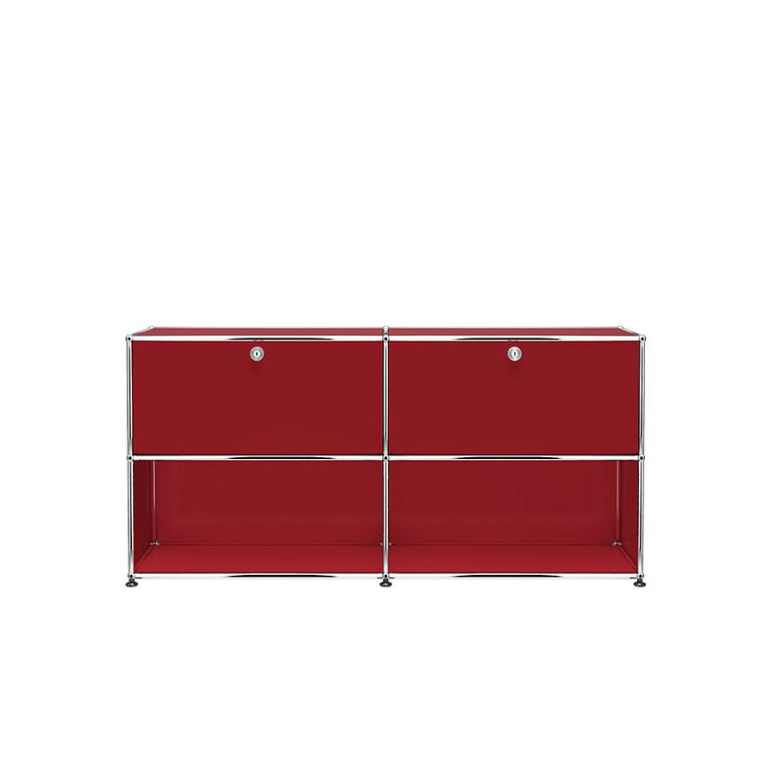 Sideboard USM D2 Rubinrot