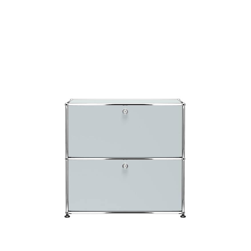 Kommode USM S2 Mattsilber