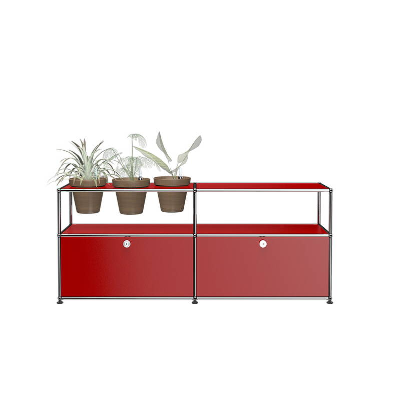 Zoom: Sideboard USM Haller M46 Rubinrot