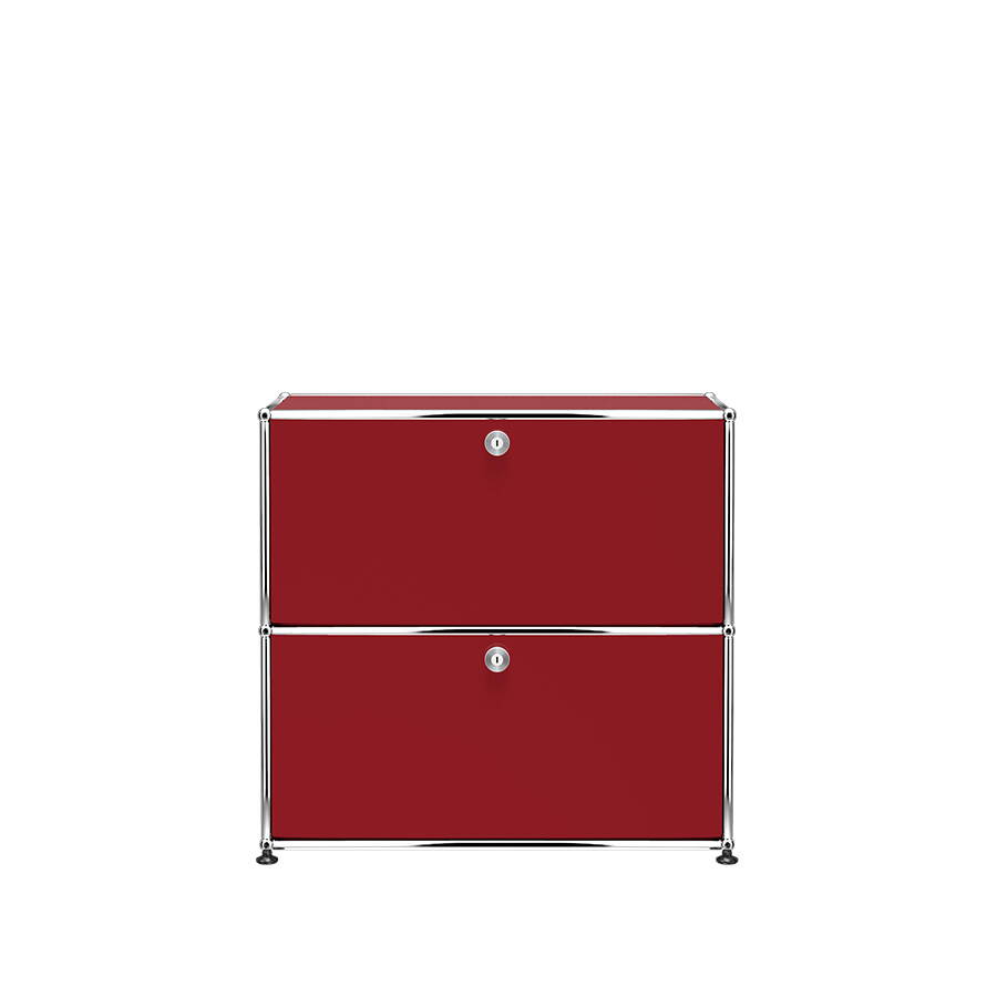 Kommode USM S2 Rubinrot