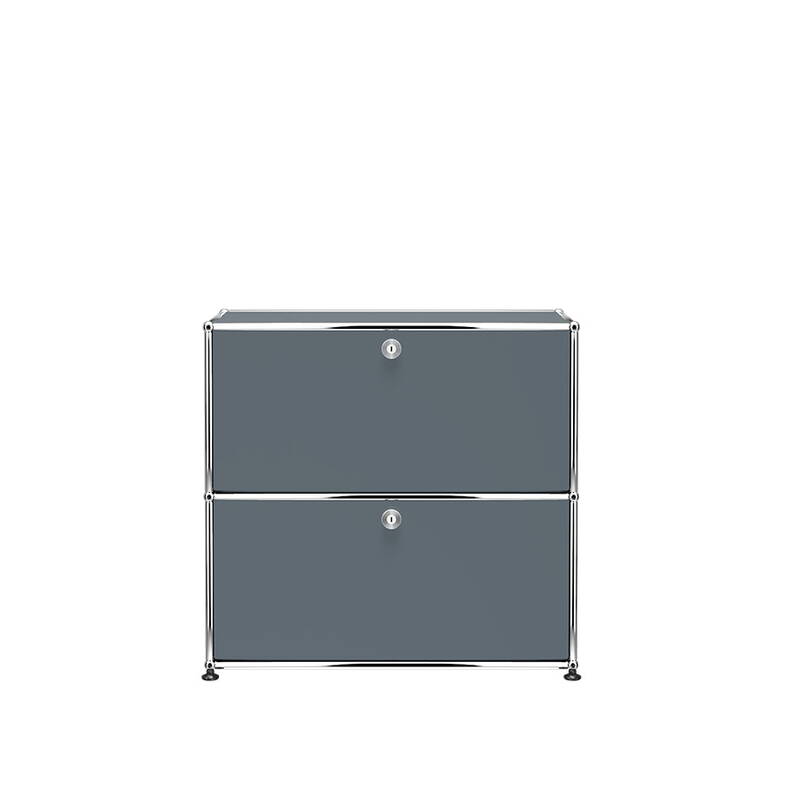 Zoom: Kommode USM S2 Mittelgrau