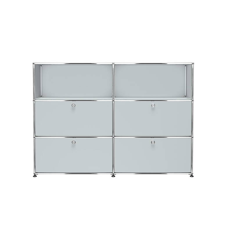 Zoom: Highboard USM G3 Mattsilber