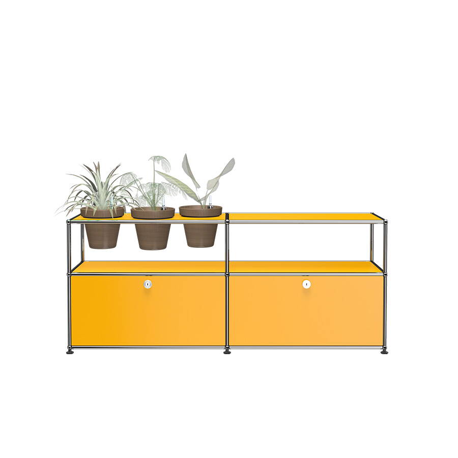 Sideboard USM Haller M46 Goldgelb