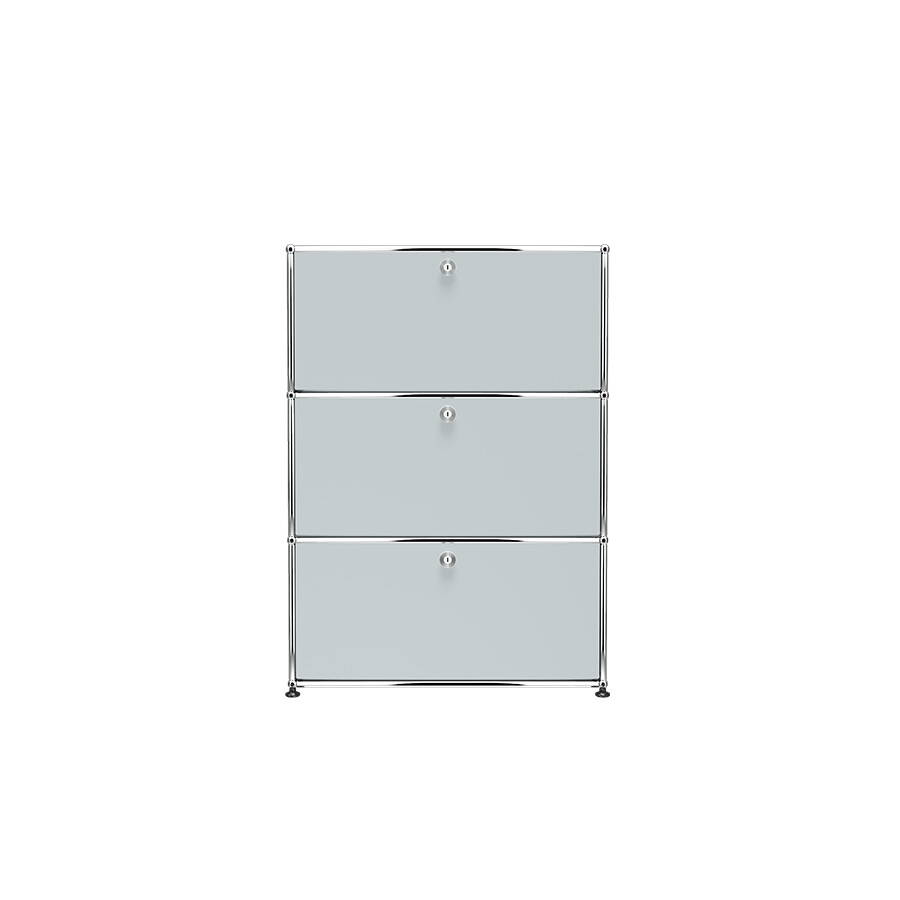 Kommode USM G1 Mattsilber