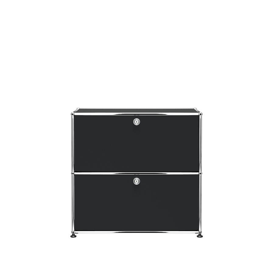 Kommode USM S2 Graphitschwarz