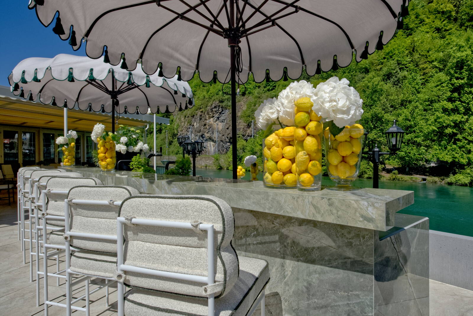 Hotel Beau Rivage, Interlaken Oudoor Bar & Terrasse